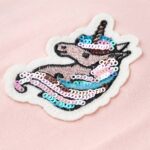 Detské tričko svetloružové 116 – Obrázok 4