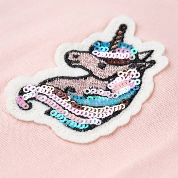 Detské tričko svetloružové 116 – Obrázok 4