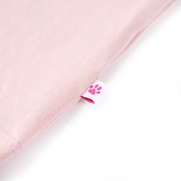 Detské tričko svetloružové 116 – Obrázok 5