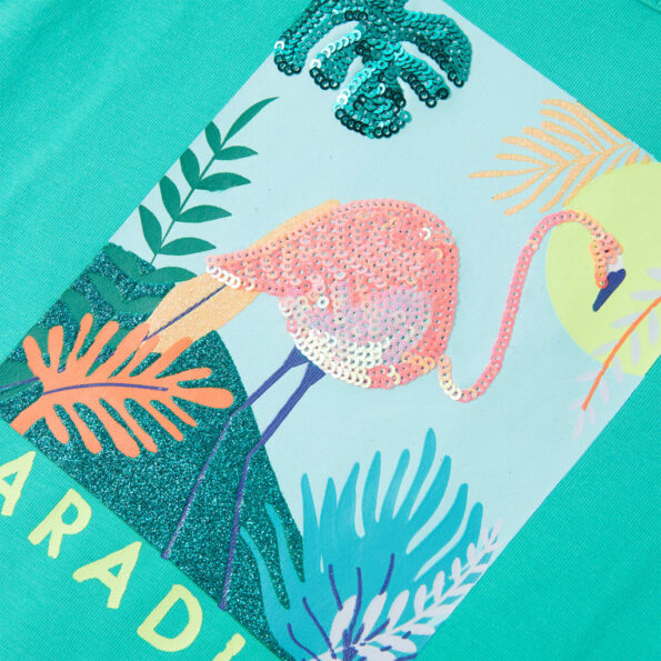 Detské tričko mätové 128 – Obrázok 4