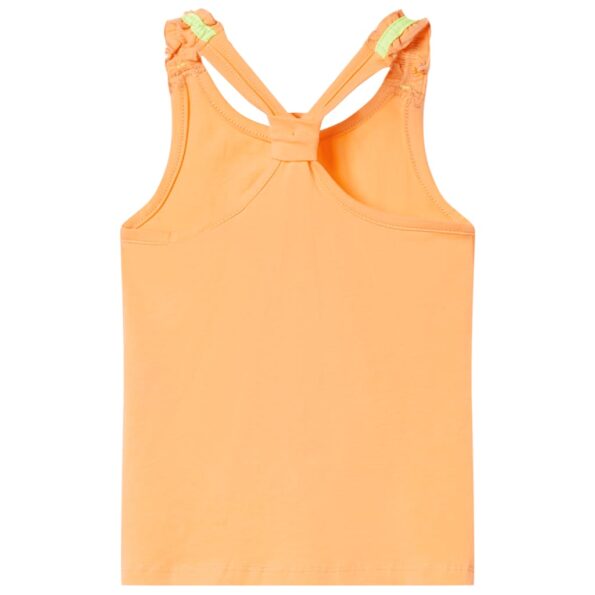 Detské tielko svetlo žiarivooranžové 128 – Obrázok 2