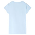 Detské tričko jemne modré 104 – Obrázok 2