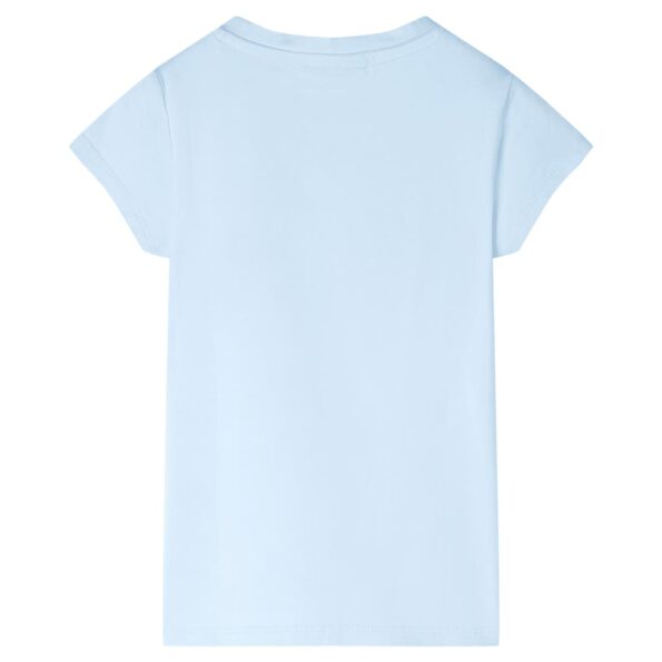 Detské tričko jemne modré 104 – Obrázok 2