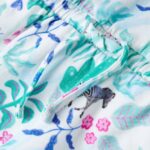 Detské šaty farba ľanu a tmavomätové 104 – Obrázok 5