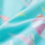 Detské šaty svtlé aqua 116 – Obrázok 7