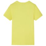 Detské tričko s krátkym rukávom žlté 128 – Obrázok 2