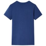 Detské tričko tmavomodré 116 – Obrázok 2