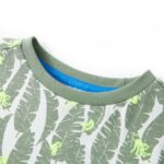 Detské tričko farba ľanu a tmavý brečtan 104 – Obrázok 3