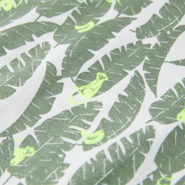 Detské tričko farba ľanu a tmavý brečtan 128 – Obrázok 4