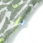 Detské tričko farba ľanu a tmavý brečtan 128 – Obrázok 5