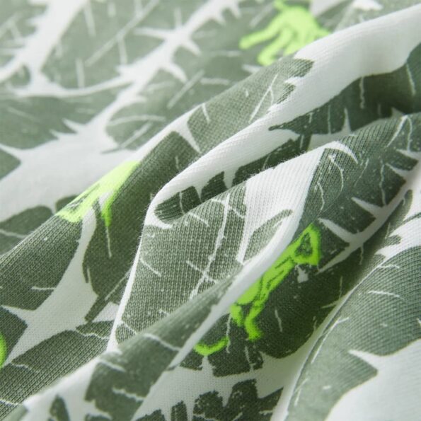 Detské tričko farba ľanu a tmavý brečtan 128 – Obrázok 7