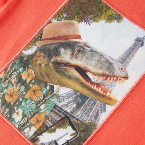 Detské tričko svetločervené 104 – Obrázok 4