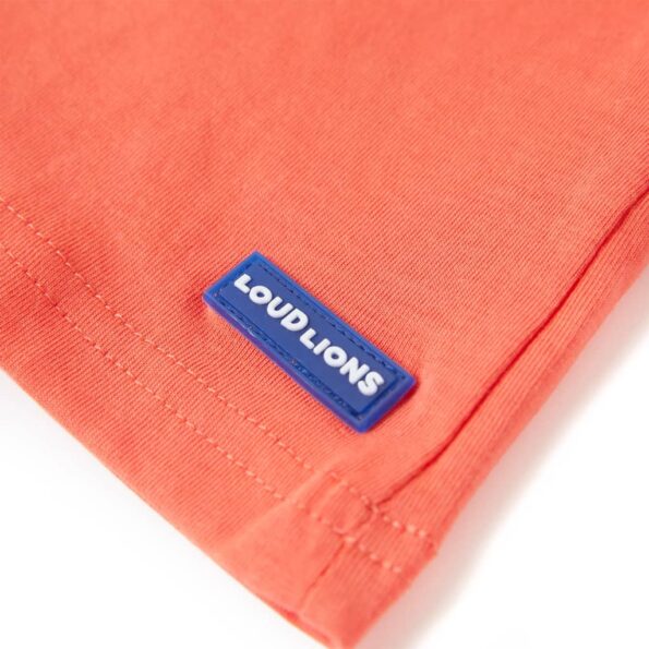 Detské tričko svetločervené 104 – Obrázok 5