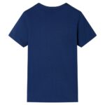 Detské tričko tmavomodré 116 – Obrázok 2