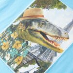 Detské tričko aqua 104 – Obrázok 4