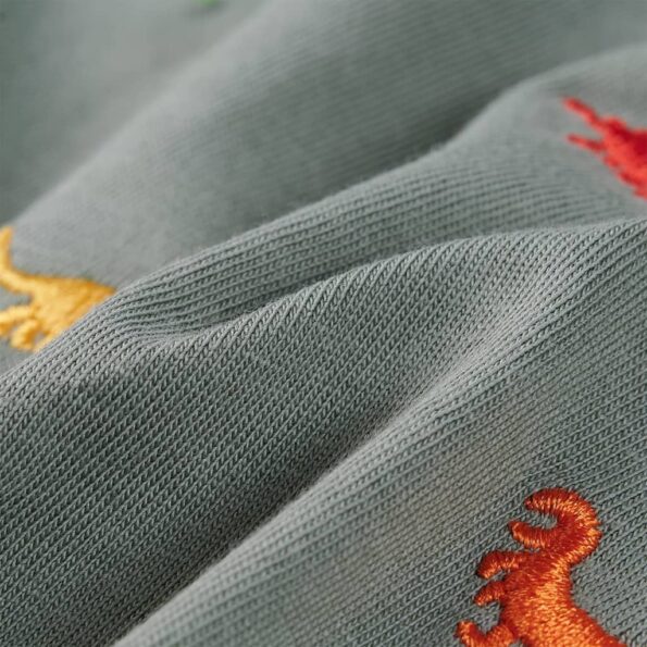 Detské tričko s krátkymi rukávmi kaki 116 – Obrázok 7