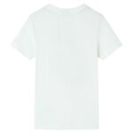 Detské tričko s krátkym rukávom farba ľanu 128 – Obrázok 2