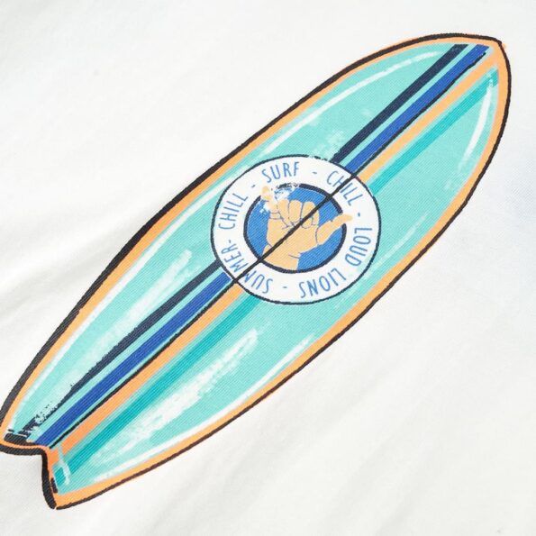 Detské tričko s krátkym rukávom farba ľanu 128 – Obrázok 4