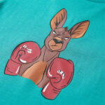 Detské tričko s krátkym rukávom tmavomätové 116 – Obrázok 4