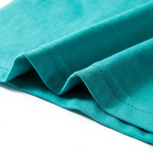 Detské tričko s krátkym rukávom tmavomätové 116 – Obrázok 6