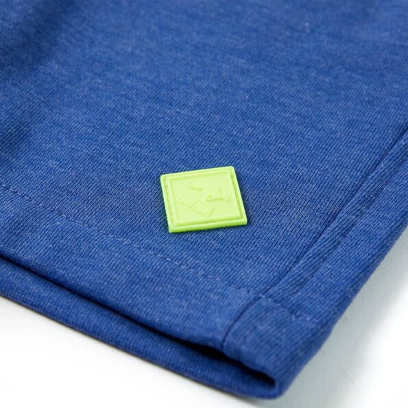 Detské kraťasy so šnúrkou modré melanž 104 – Obrázok 5