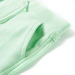 Detské kraťasy so šnúrkou žiarivo zelené 104 – Obrázok 4