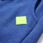 Detské tepláky modré melanž 128 – Obrázok 5