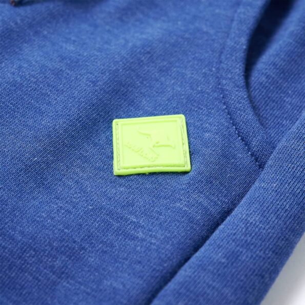 Detské tepláky modré melanž 128 – Obrázok 5