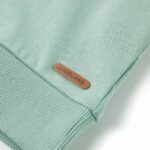 Detská mikina svetlá kaki 128 – Obrázok 5