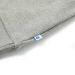 Detská mikina svetlá kaki melanž 116 – Obrázok 5