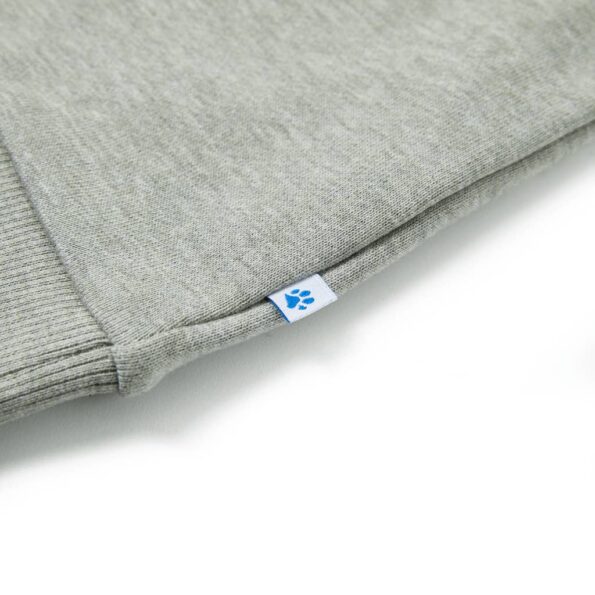 Detská mikina svetlá kaki melanž 116 – Obrázok 5