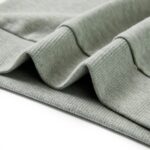 Detská mikina svetlá kaki melanž 116 – Obrázok 6