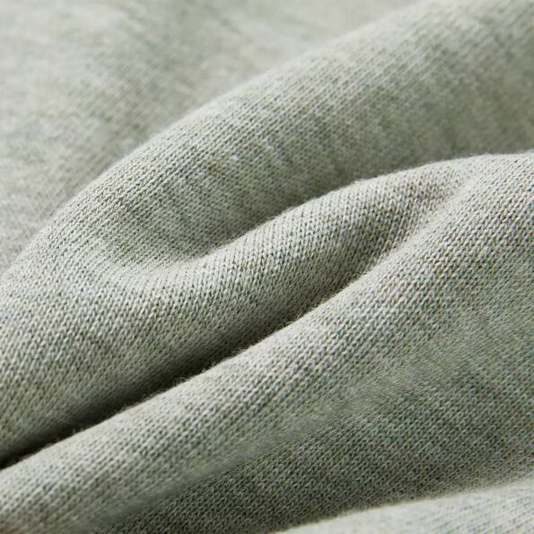 Detská mikina svetlá kaki melanž 116 – Obrázok 7