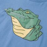 Detské tričko stredne modré 128 – Obrázok 4