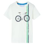 Detské tričko s krátkym rukávom farba ľanu 128