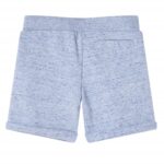 Detské kraťasy so šnúrkou modré melanž 104 – Obrázok 2