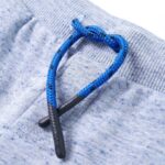 Detské kraťasy so šnúrkou modré melanž 128 – Obrázok 4