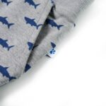 Detské kraťasy so šnúrkou svetlosivé melanž 116 – Obrázok 5