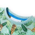 Detské tričko svetlozelené melanž 128 – Obrázok 3