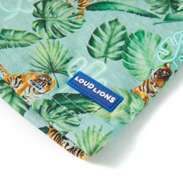 Detské tričko svetlozelené melanž 128 – Obrázok 5