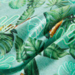 Detské tričko svetlozelené melanž 128 – Obrázok 7