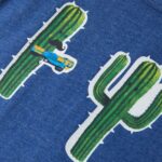 Detské tielko tmavomodré melanž 104 – Obrázok 4