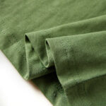 Detské tričko s dlhými rukávmi svetlé kaki 104 – Obrázok 7