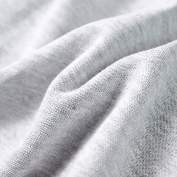 Detská mikina s kapucňou sivá melanž a oranžová 104 – Obrázok 7