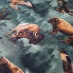 Detská mikina tmavozelená 116 – Obrázok 4