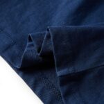 Detské tričko s dlhými rukávmi námornícke modré 104 – Obrázok 6