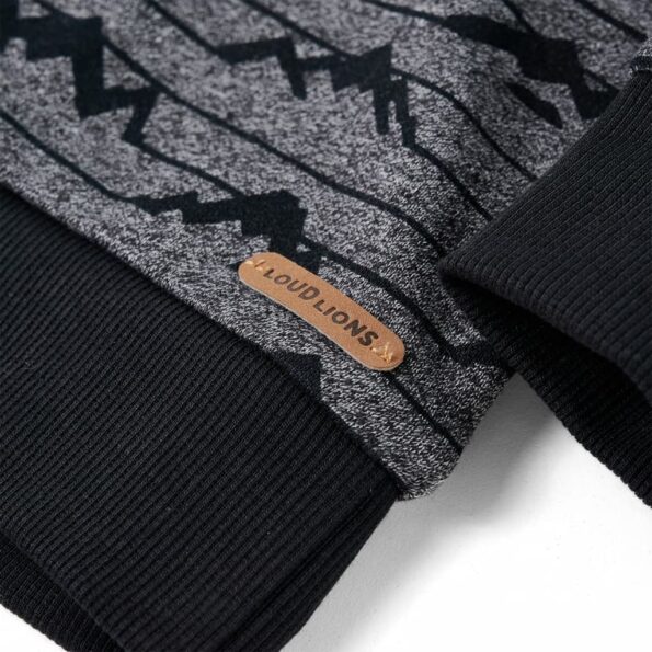 Detská mikina námornícka melanž 116 – Obrázok 5