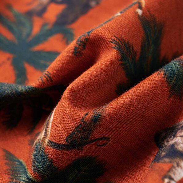 Detská mikina svetlohrdzavá 128 – Obrázok 7