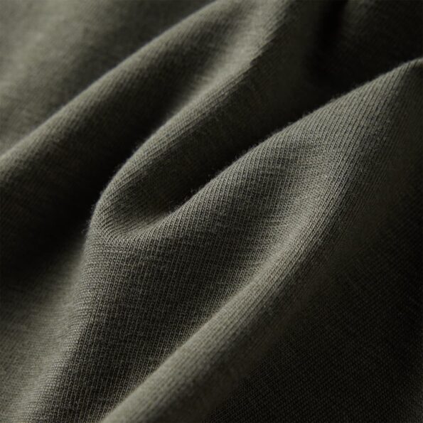 Detské tričko s dlhými rukávmi kaki 104 – Obrázok 7