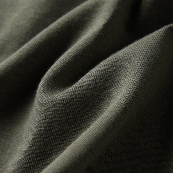 Detské tričko s dlhými rukávmi kaki 128 – Obrázok 7